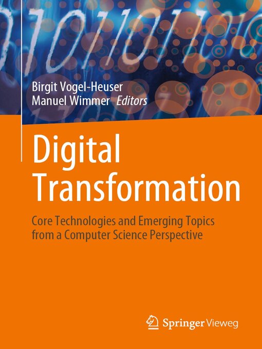 Title details for Digital Transformation by Birgit Vogel-Heuser - Available